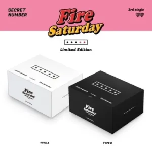 Secret Number: Fire Saturday (Limited Edition) (incl. Photobook, 2 Tazos. 2 Door Signs, Photo Sticker, 2 Photocards   Ball Cap)